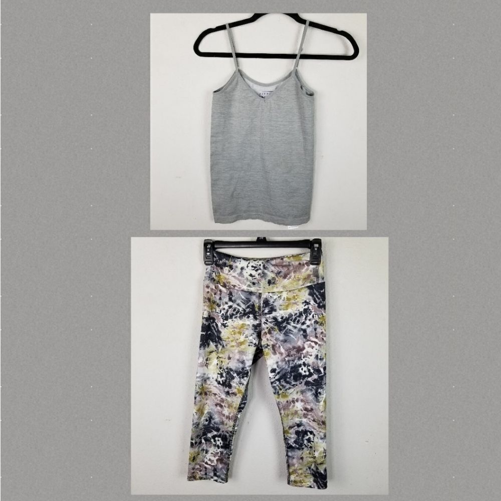 Kos USA Capri Leggings with Simply Styled Tank